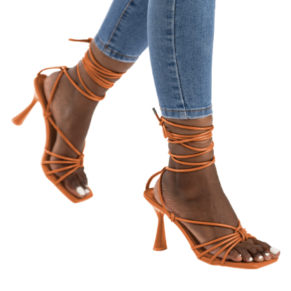 Trixie Heel Tan - Size 5